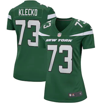 womens nike joe klecko gotham green new york jets game reti